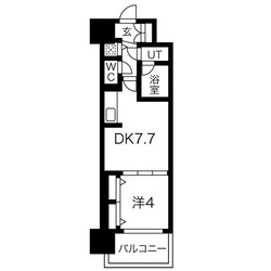 グランカーサ難波元町の物件間取画像